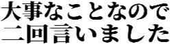 :daizinakotonanode_nikaiiimasita: